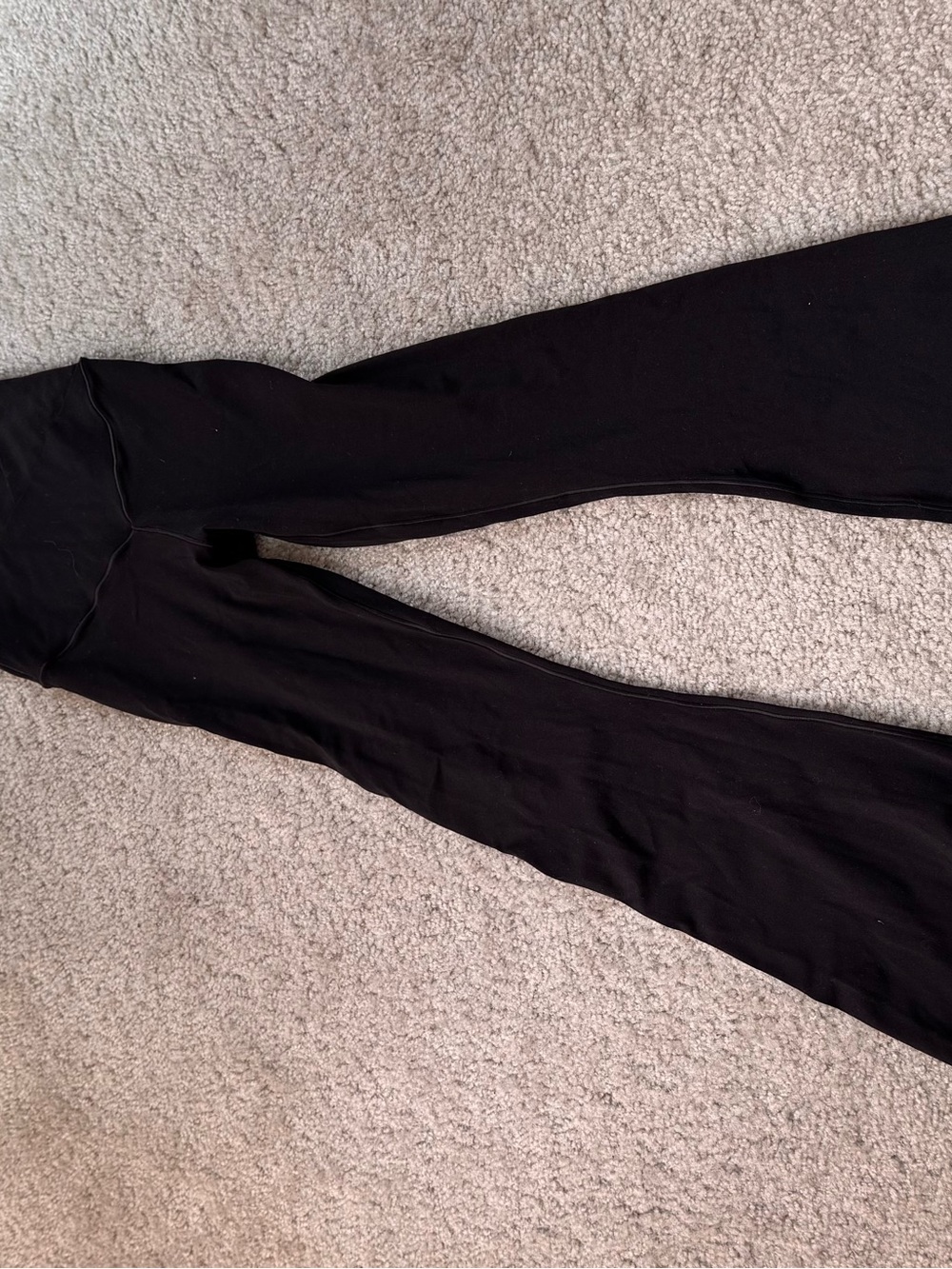 Women's Black Stretch Flare leggings